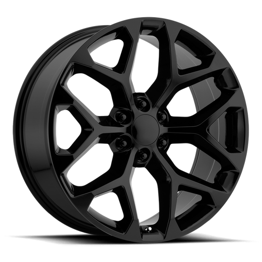 PERFORMANCE REPLICAS PR176 26X10 24 6X139.7/6X5.5 Gloss Black Milled