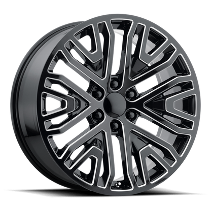 PERFORMANCE REPLICAS PR197 20X9 24 6X139.7/6X5.5 Gloss Black Milled