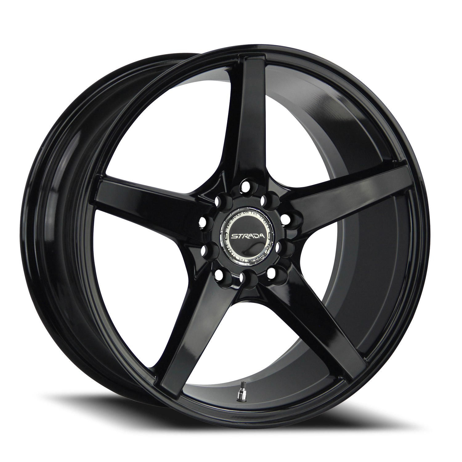 STRADA S35 PERFETTO 20X8.5 35MM 5X114.3 ALL GLOSS BLACK | S35051435GB