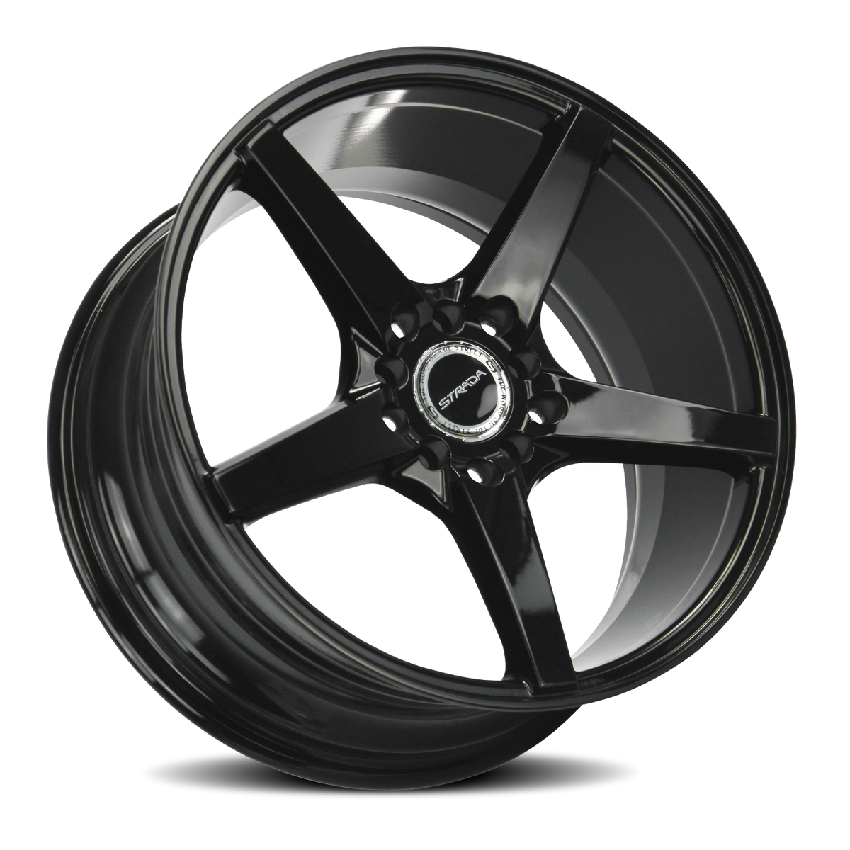 STRADA S35 PERFETTO 20X8.5 35MM 5X112 ALL GLOSS BLACK | S35051235GB