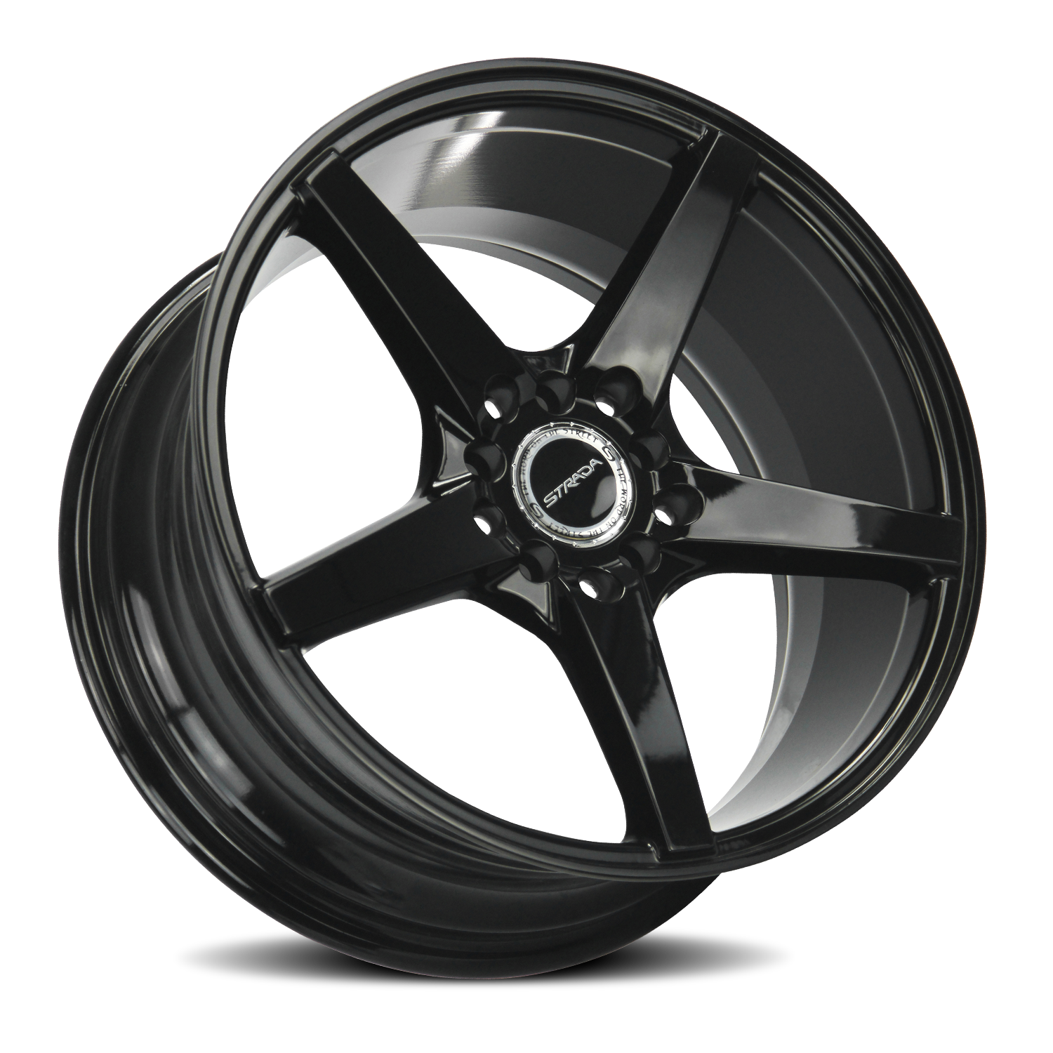 STRADA S35 PERFETTO 22X9.5 18MM 5X139.7 ALL GLOSS BLACK | S35253918DGB