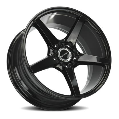STRADA S35 PERFETTO 17X7.5 35MM 5X114.3 ALL GLOSS BLACK | S35751435GB