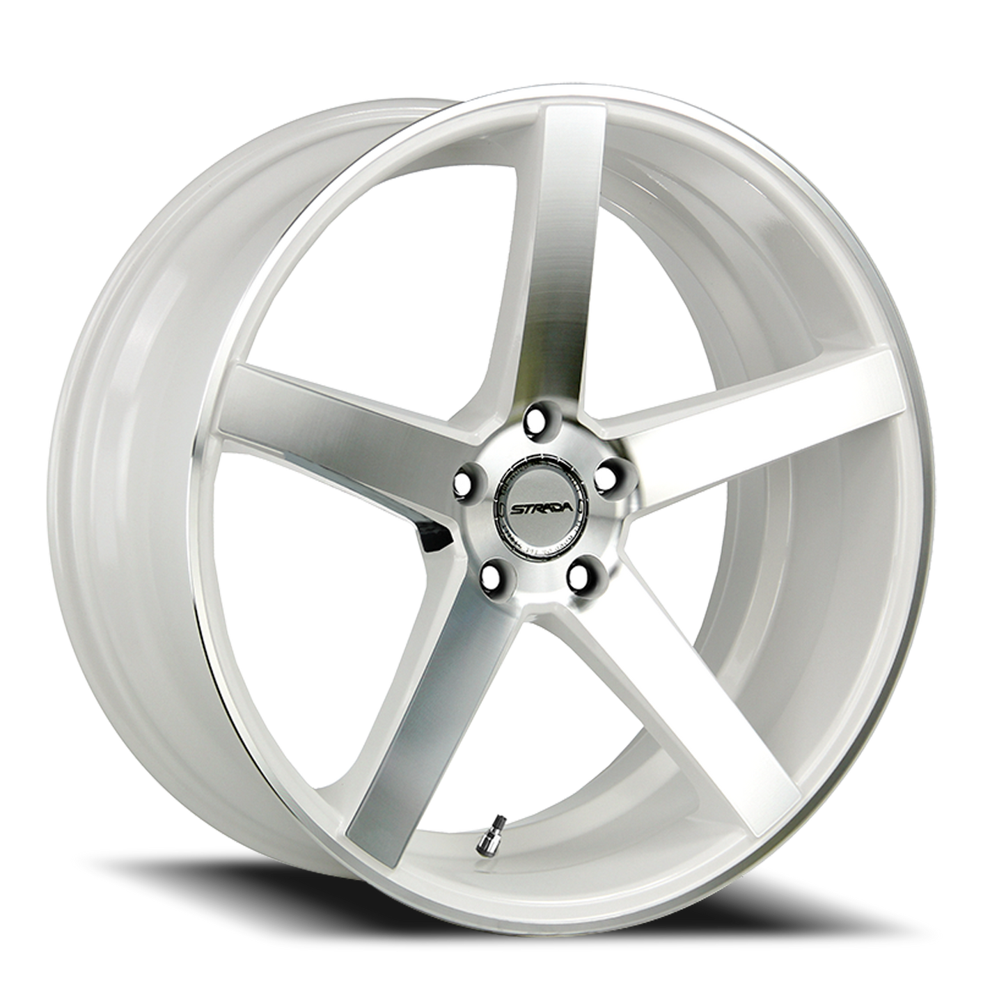 STRADA S35 PERFETTO 20X8.5 35MM 5X112 WHITE MACHINED | S35051235WM