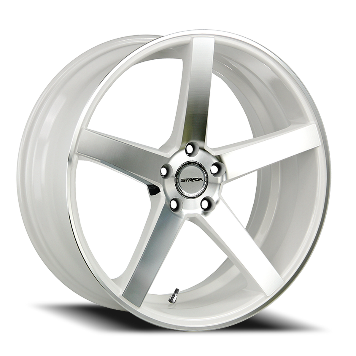 STRADA S35 PERFETTO 20X8.5 35MM 5X112 WHITE MACHINED | S35051235WM