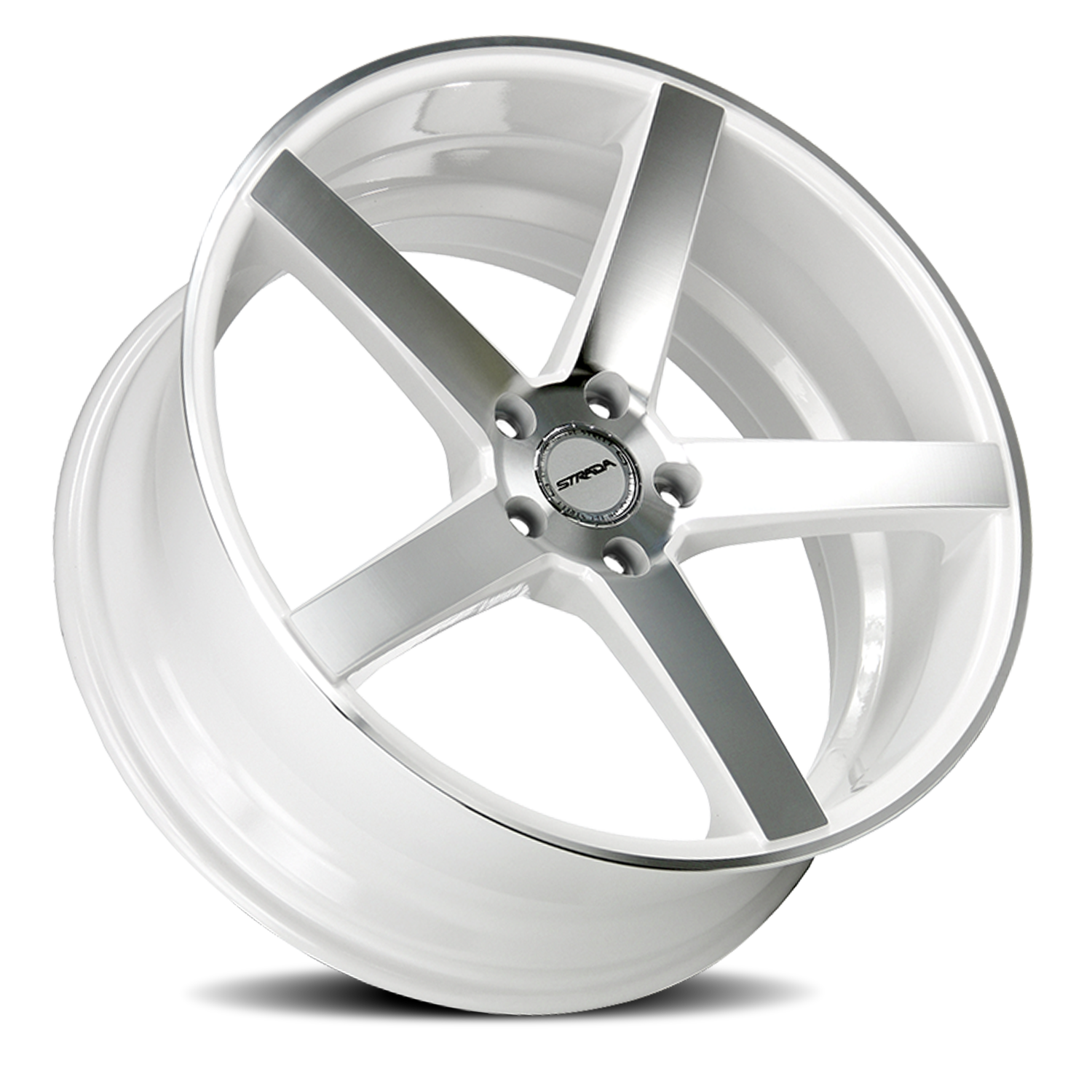 STRADA S35 PERFETTO 20X8.5 35MM 5X114.3 WHITE MACHINED | S35051435WM