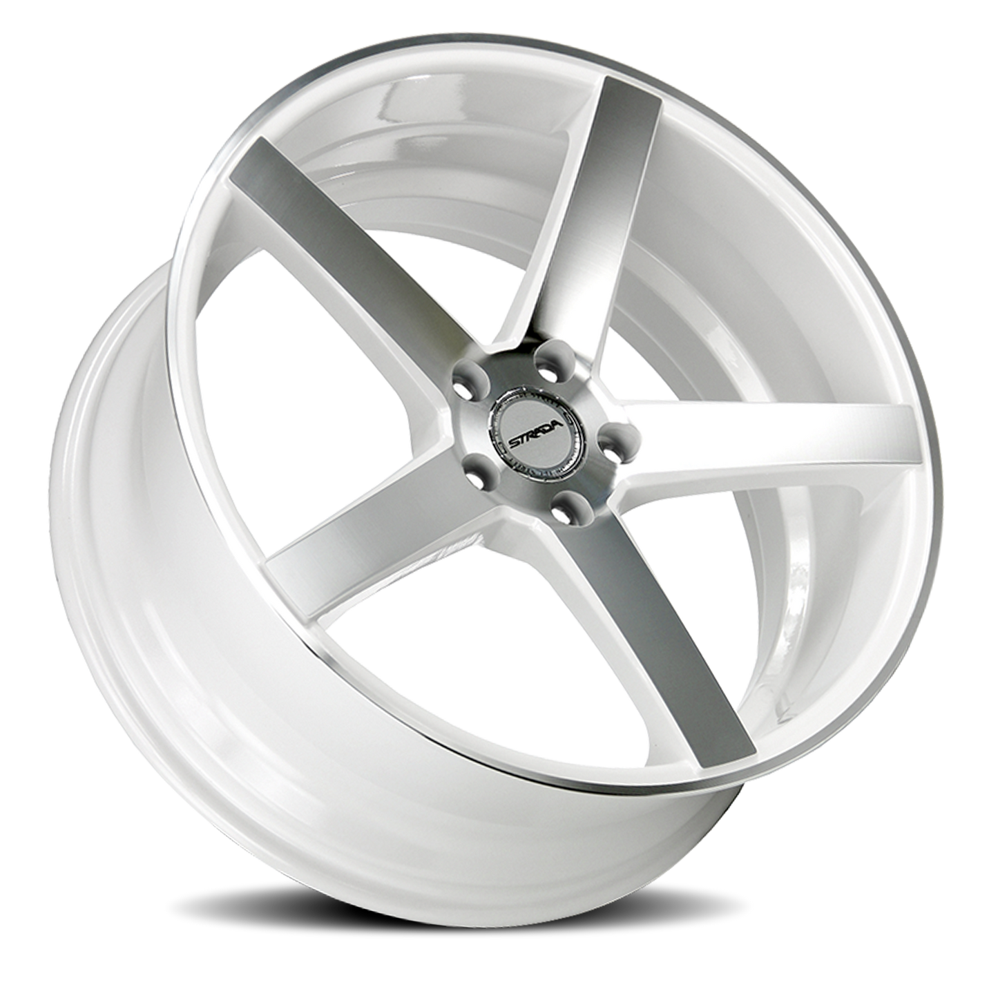 STRADA S35 PERFETTO 22X8.5 40MM 5X114.3 WHITE MACHINED | S35251440WM