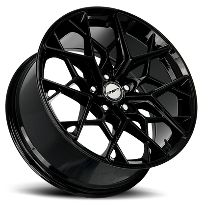 SHIFT H35 PISTON 18X8.5 35MM 5X120 ALL GLOSS BLACK | H35852035GB