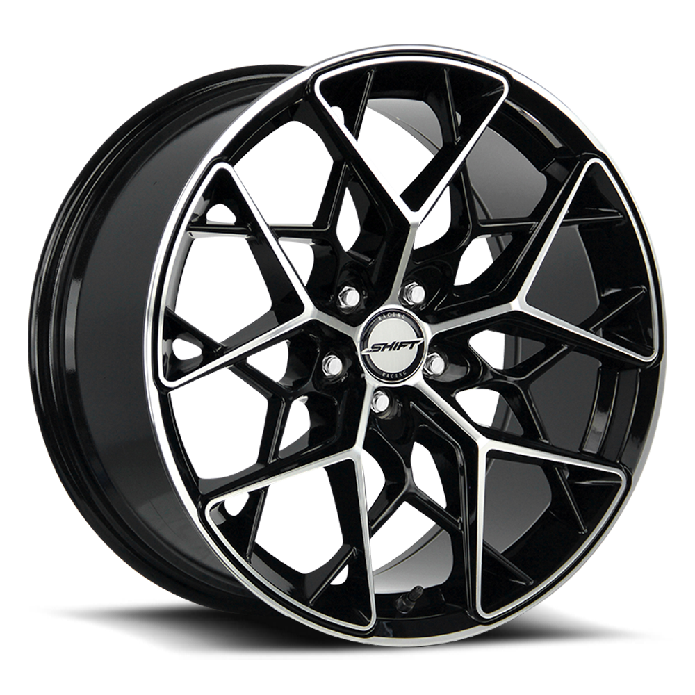 SHIFT H35 PISTON 20X8.5 32MM 5X112 GLOSS BLACK MACHINED | H35051232GBM