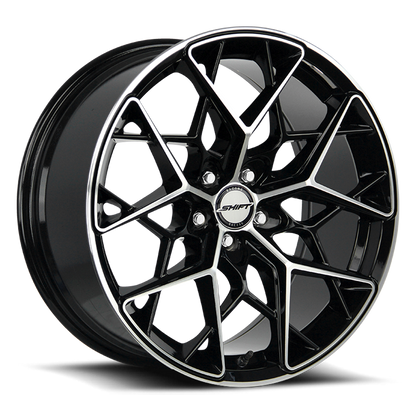 SHIFT H35 PISTON 20X8.5 32MM 5X112 GLOSS BLACK MACHINED | H35051232GBM