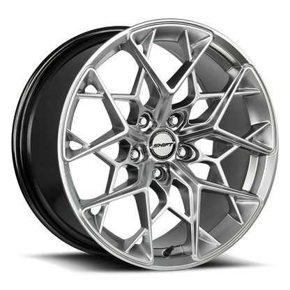 SHIFT H35 PISTON 18X8.5 35MM 5X114.3 PLATINUM SILVER | H35851435PS