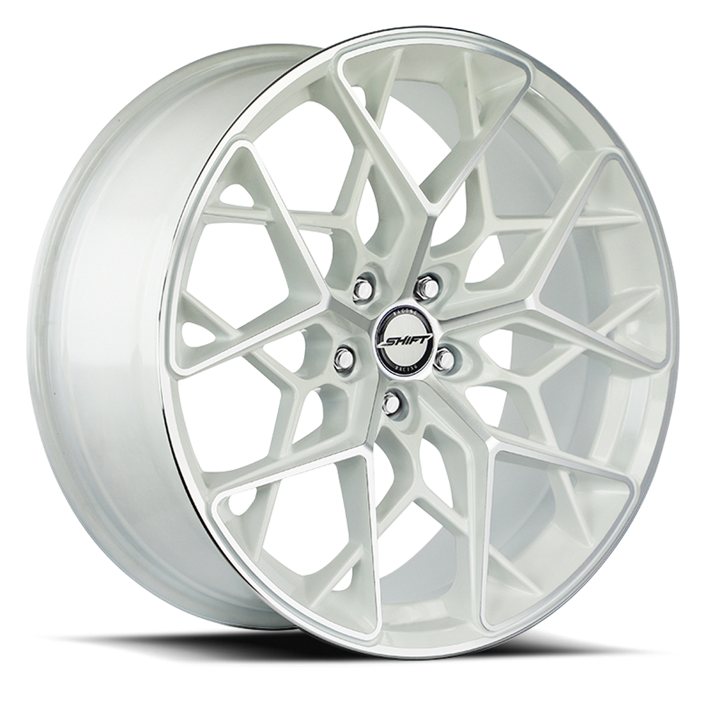 SHIFT H35 PISTON 18X8.5 35MM 5X114.3 WHITE MACHINED | H35851435WM