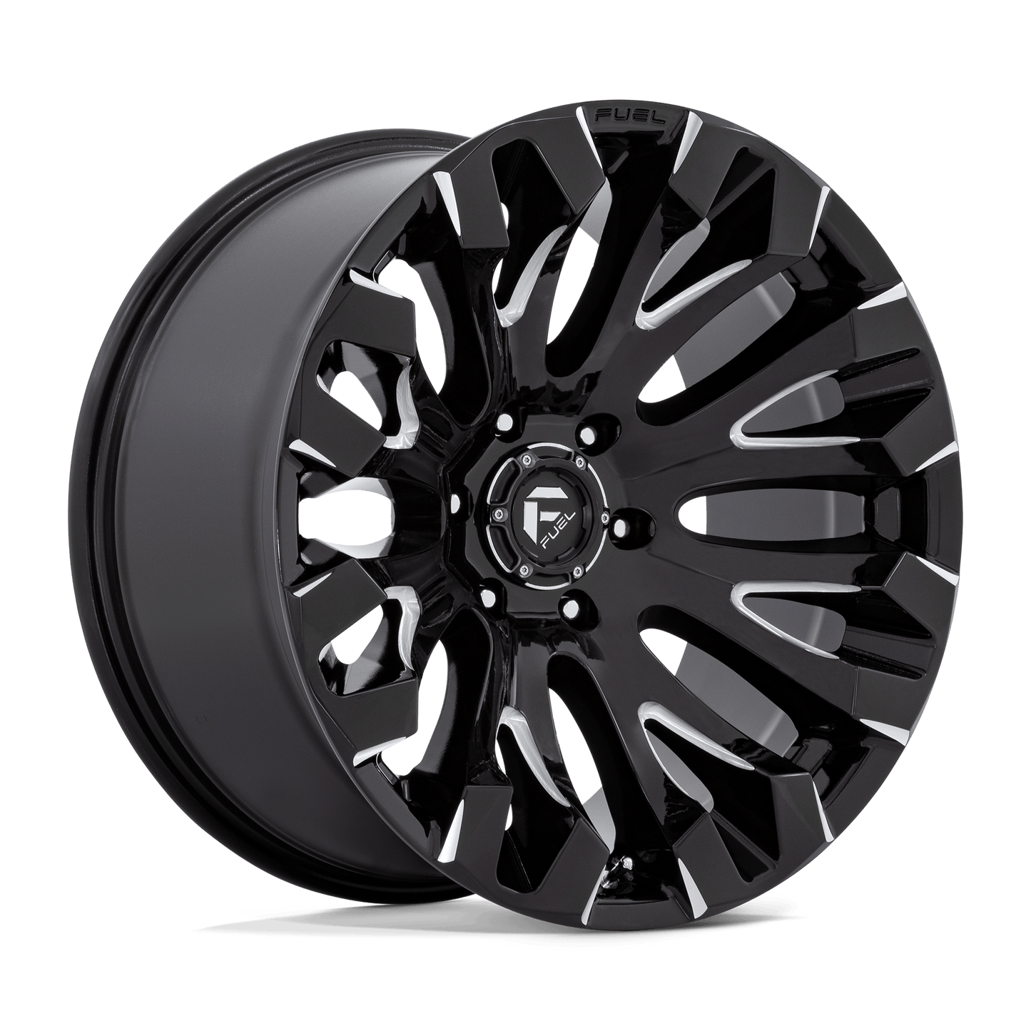 FUEL 1PC D828 QUAKE 20X10 -18 5X127 GLOSS BLACK MILLED