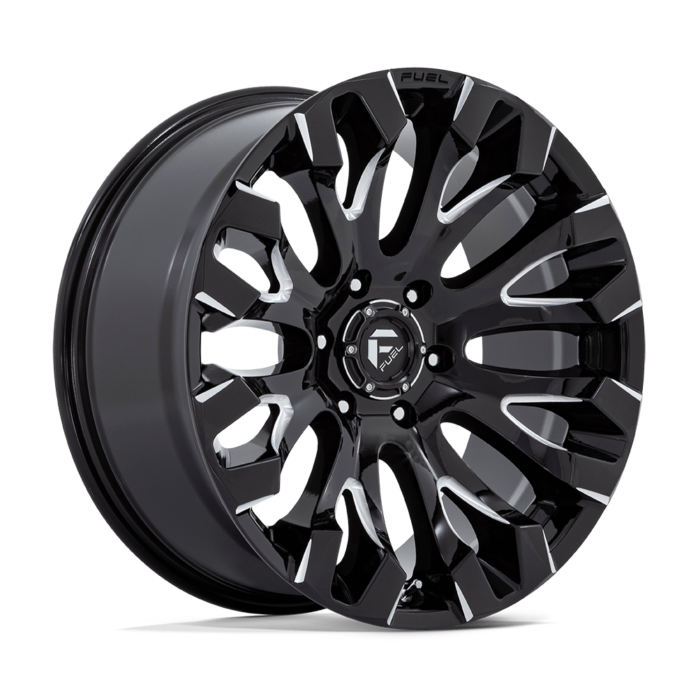 FUEL 1PC D828 QUAKE 20X9 1 6X135 GLOSS BLACK MILLED