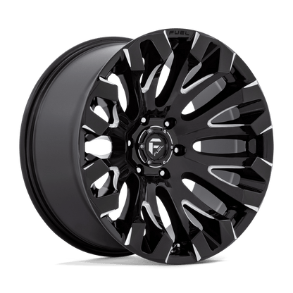 FUEL 1PC D828 QUAKE 18X9 1 5X150 GLOSS BLACK MILLED