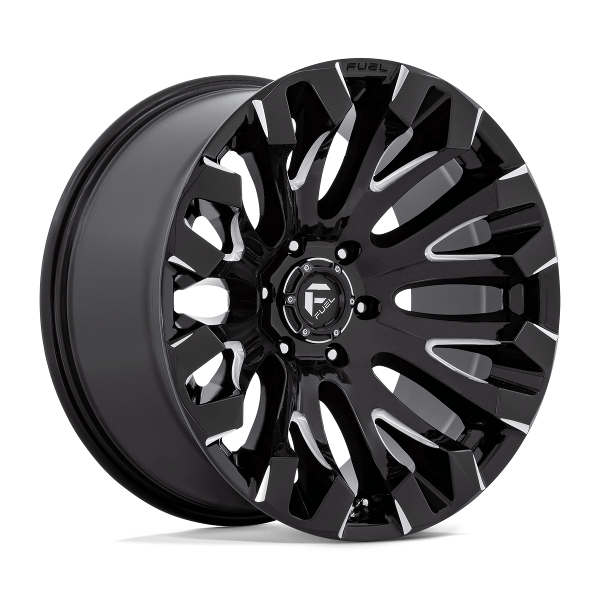 FUEL 1PC D828 QUAKE 20X10 -18 5X127 GLOSS BLACK MILLED