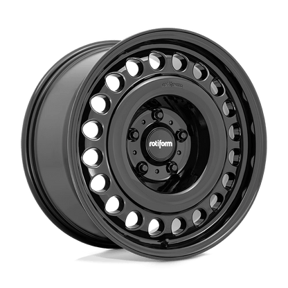 Rotiform 1PC R191 STL 18X9 25 5X130/5X130 Gloss Black