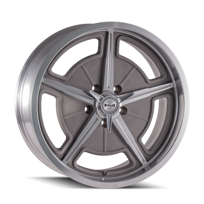 RIDLER 605 18X9.5 0 5x120.65 MACHINED SPOKES & LIP
