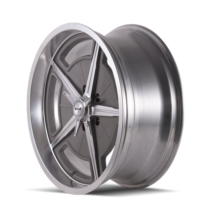 RIDLER 605 18X9.5 0 5x120.65 MACHINED SPOKES & LIP