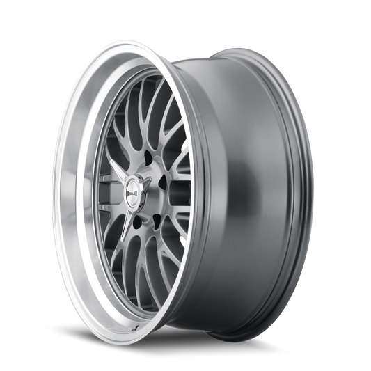 RIDLER 607 607 20X8.5 0 5x127 GREY W/MACHINED LIP