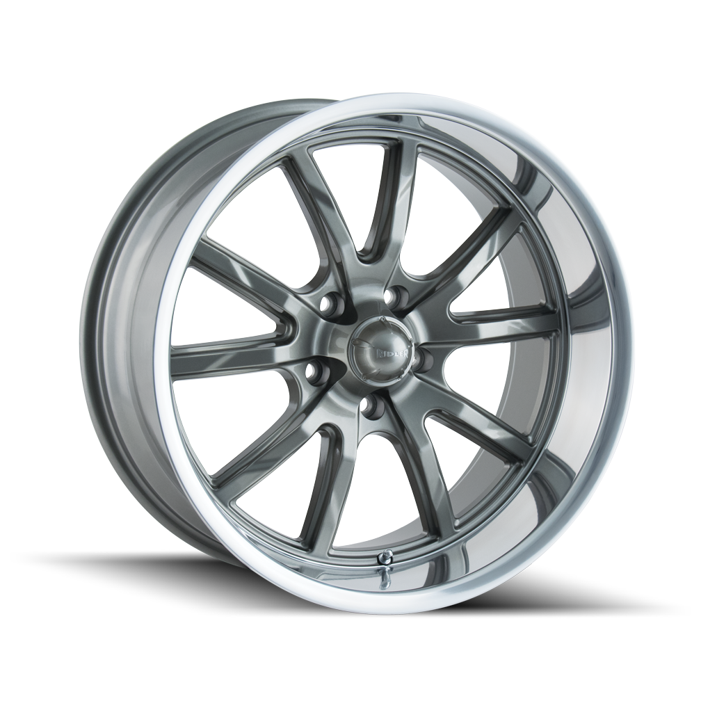 RIDLER 650 650 20X10 0 5x120.65 GREY/POLISHED LIP