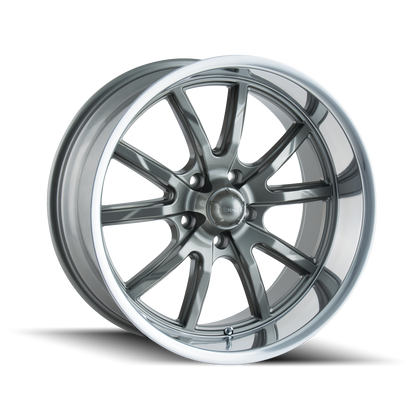 RIDLER 650 650 17X7 0 5x120.65 GREY/POLISHED LIP