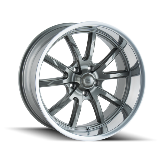 RIDLER 650 650 17X8 0 5x114.3 GREY/POLISHED LIP