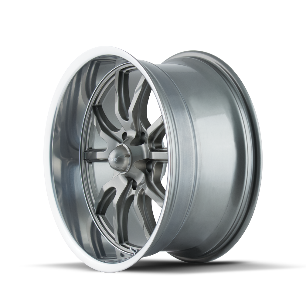 RIDLER 650 650 20X10 0 5x120.65 GREY/POLISHED LIP