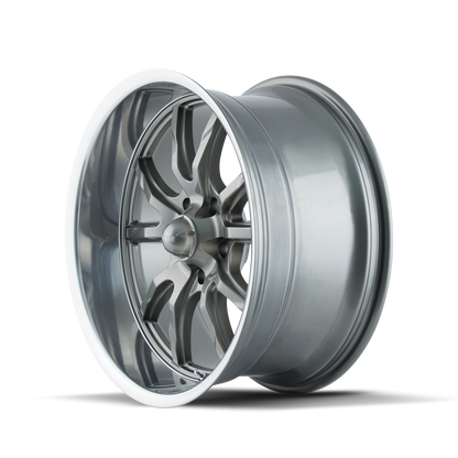 RIDLER 650 650 20X10 0 5x120.65 GREY/POLISHED LIP