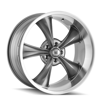 RIDLER 695 695 20X10 0 5x127 GREY W/MACHINED LIP