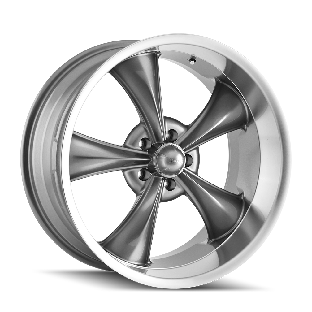 RIDLER 695 695 20X8.5 0 5x127 GREY W/MACHINED LIP