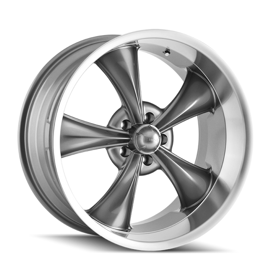 RIDLER 695 695 17X8 0 5x114.3 GREY W/MACHINED LIP