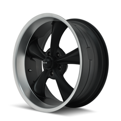 RIDLER 695 695 18X9.5 6 5x120.65 MATTE BLACK/MACHINED LIP