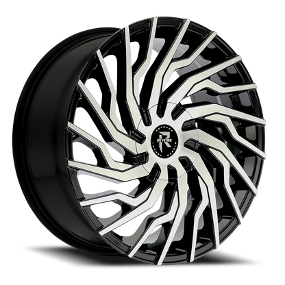 REVENGE LUXURY RL-101 20X8.5 35 5X108/5X114.3 BLACK MACHINED