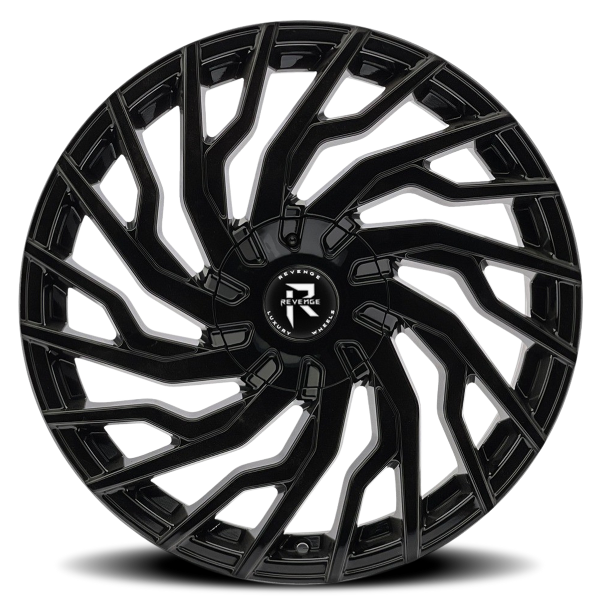 REVENGE LUXURY RL-101 26X10 15 5X115/5X120 GLOSS BLACK