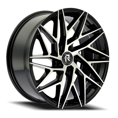 REVENGE LUXURY RL-102 22X9 35 5X112 BLACK MACHINED