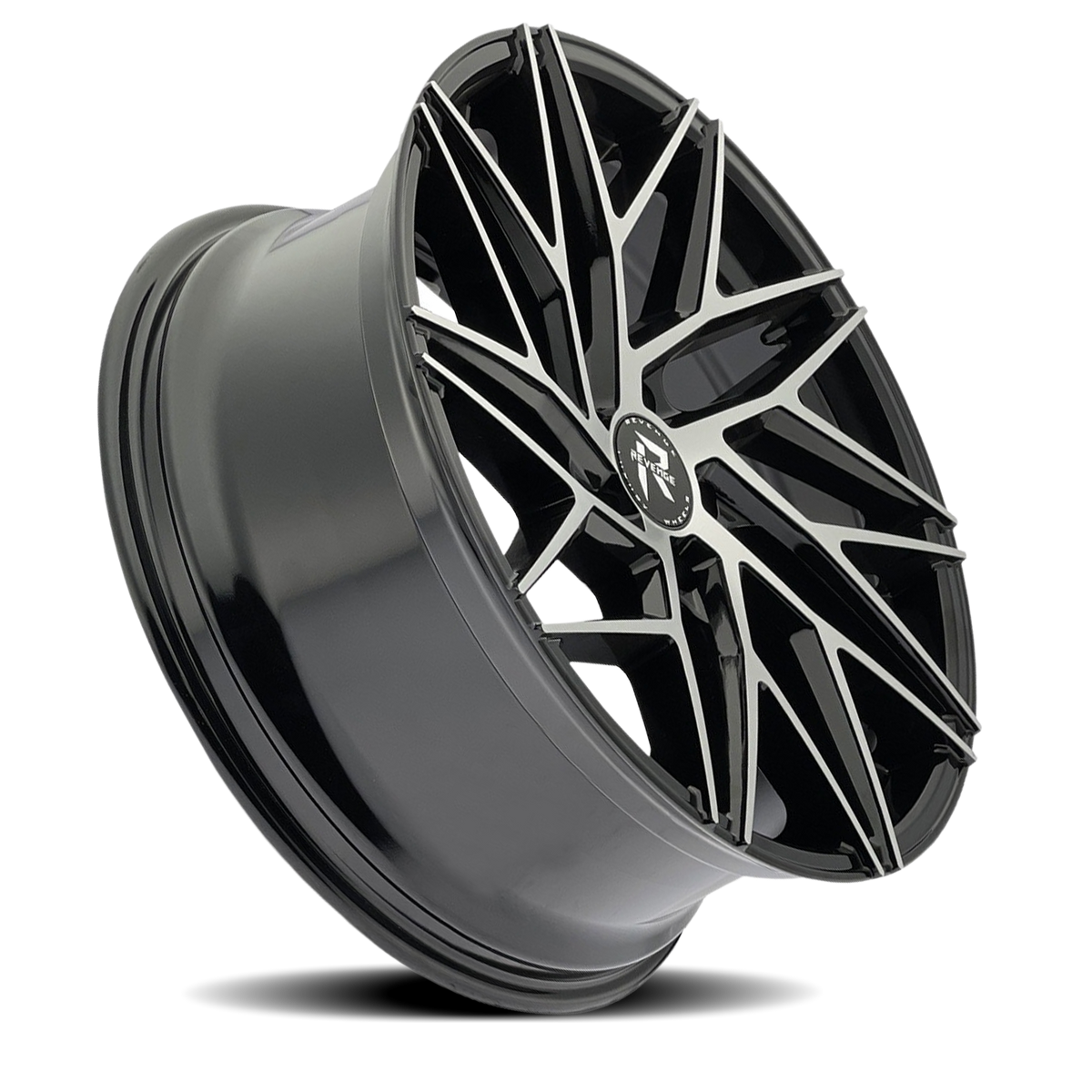 REVENGE LUXURY RL-102 22X9 35 5X112 BLACK MACHINED