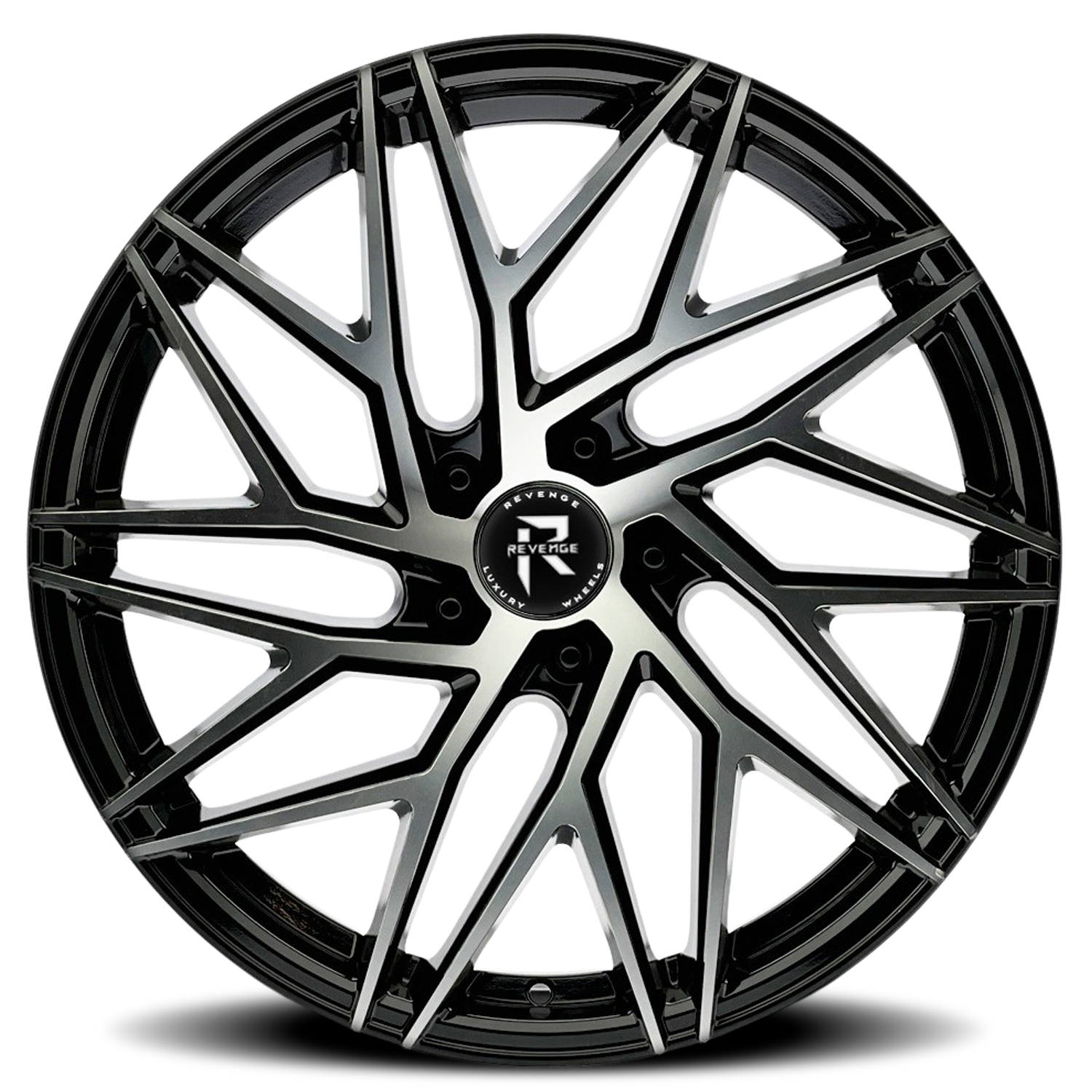 REVENGE LUXURY RL-102 22X9 35 5X120 BLACK MACHINED