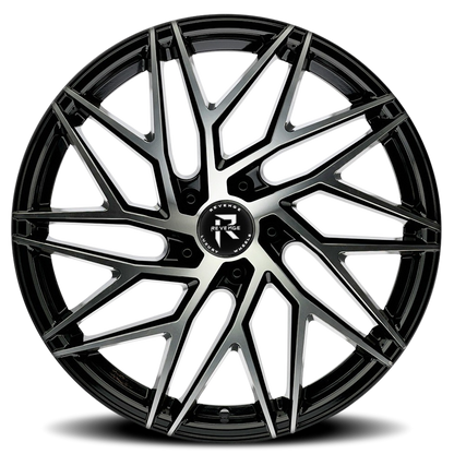 REVENGE LUXURY RL-102 22X9 35 5X112 BLACK MACHINED
