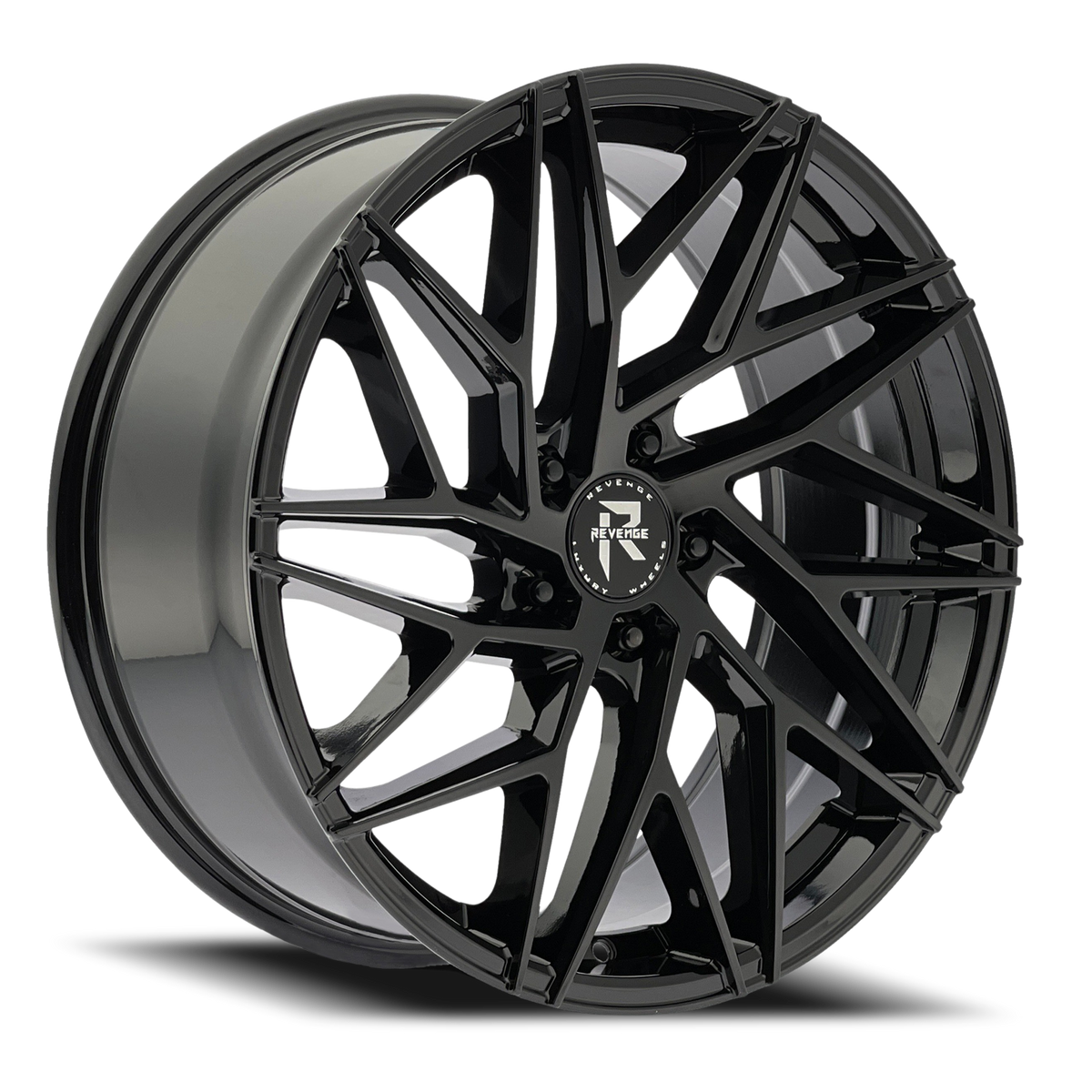 REVENGE LUXURY RL-102 22X9 35 5X114.3 GLOSS BLACK