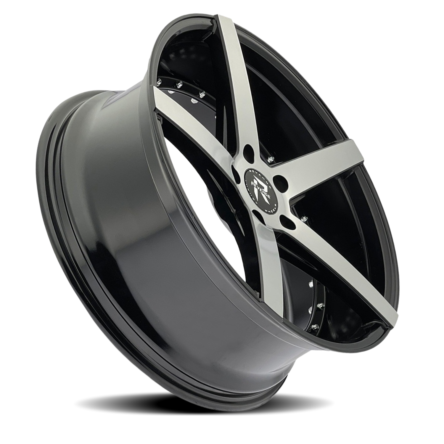 REVENGE LUXURY RL-103 20X8.5 35 5X120 BLACK MACHINED