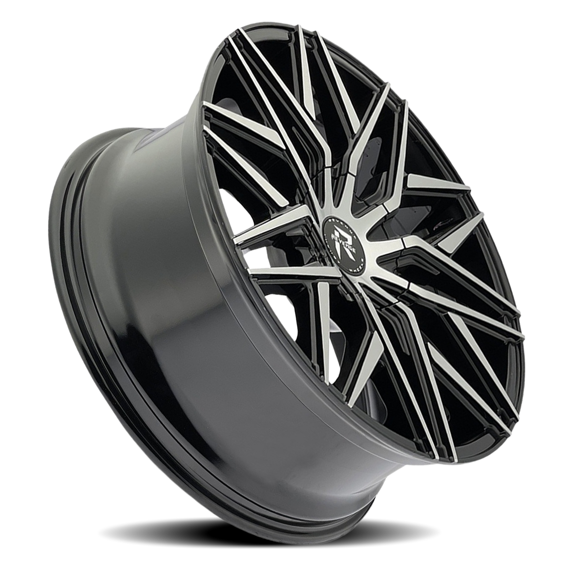 REVENGE LUXURY RL-104 22X8.5 35 5X108/5X114.3 BLACK MACHINED