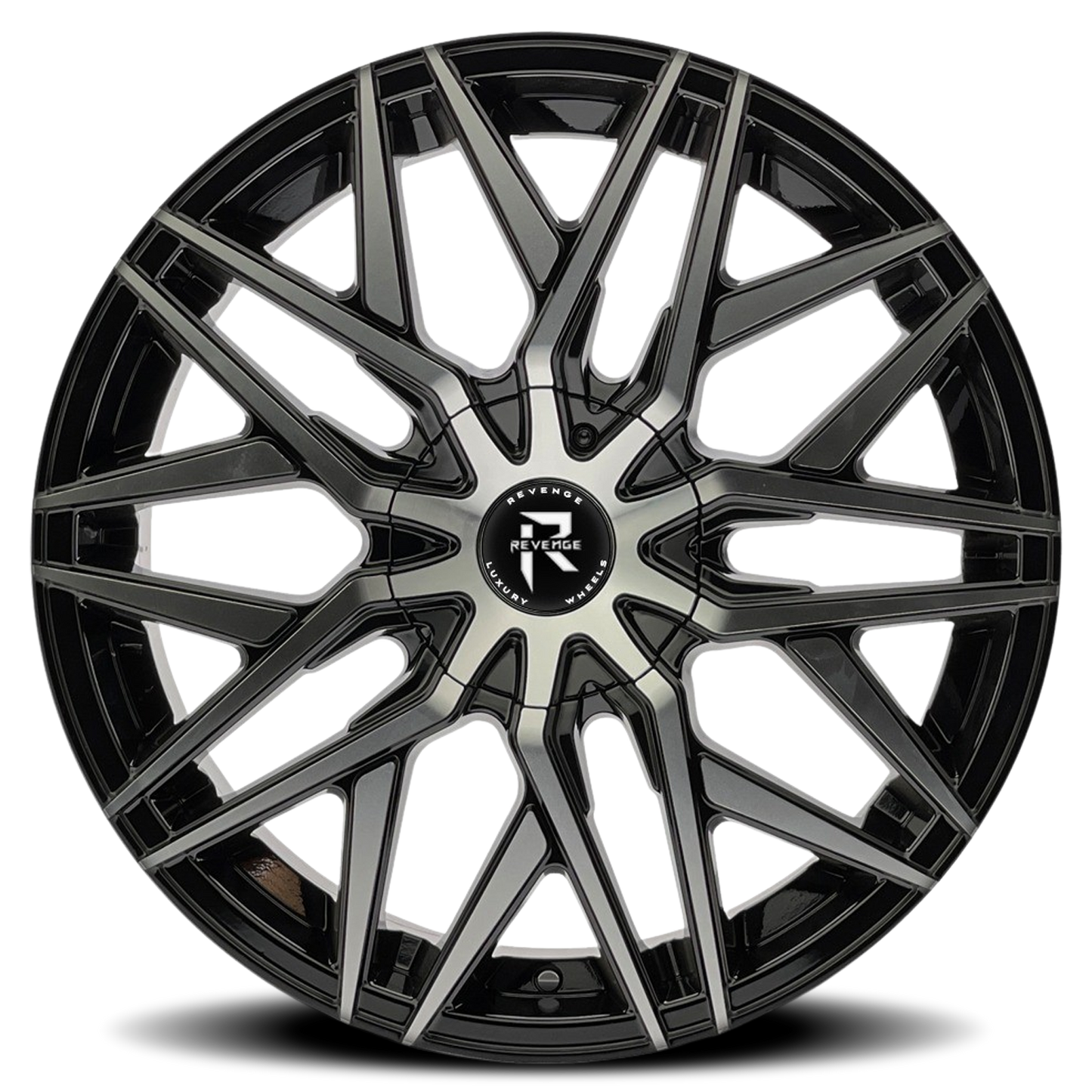 REVENGE LUXURY RL-104 22X8.5 35 5X120/5X114.3 BLACK MACHINED