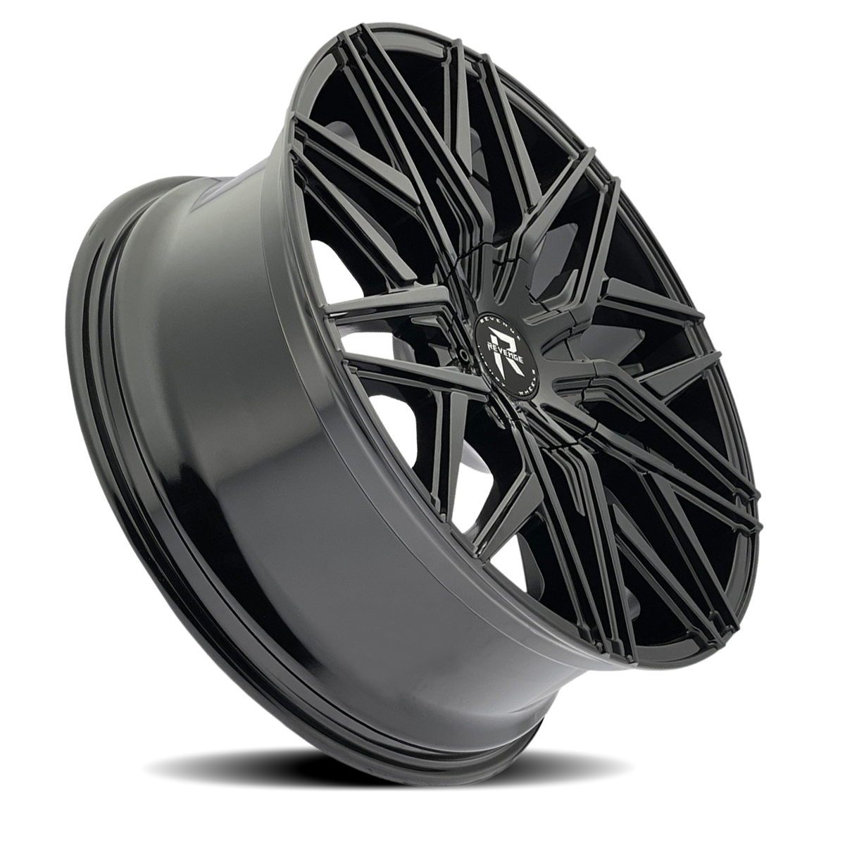 REVENGE LUXURY RL-104 18X8 35 5X108/5X114.3 GLOSS BLACK