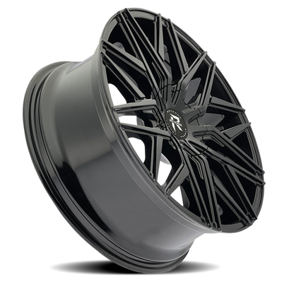 REVENGE LUXURY RL-104 18X8 35 5X108/5X114.3 GLOSS BLACK
