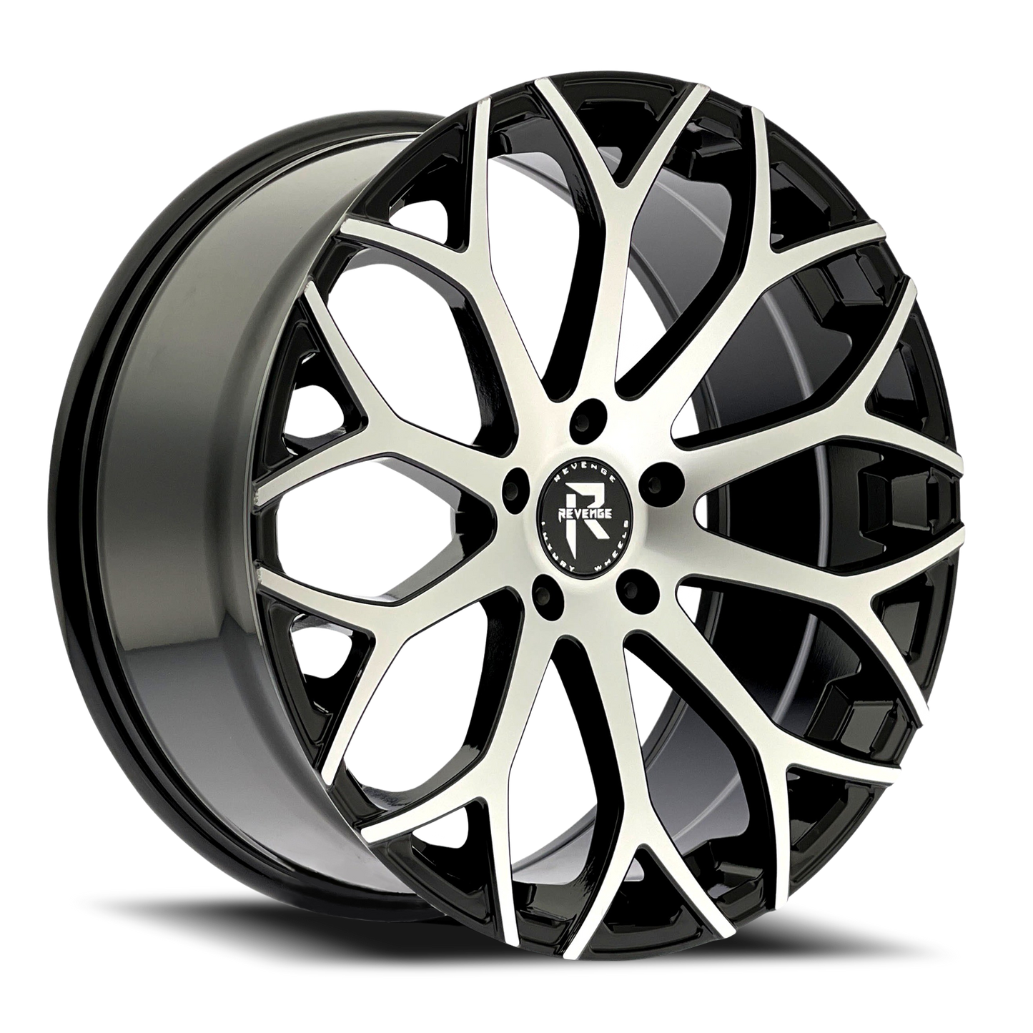 REVENGE LUXURY RL-105 20X9 20 5X115 BLACK MACHINED
