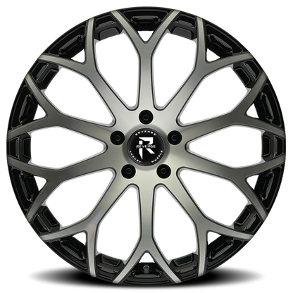 REVENGE LUXURY RL-105 20X9 35 5X120 BLACK MACHINED