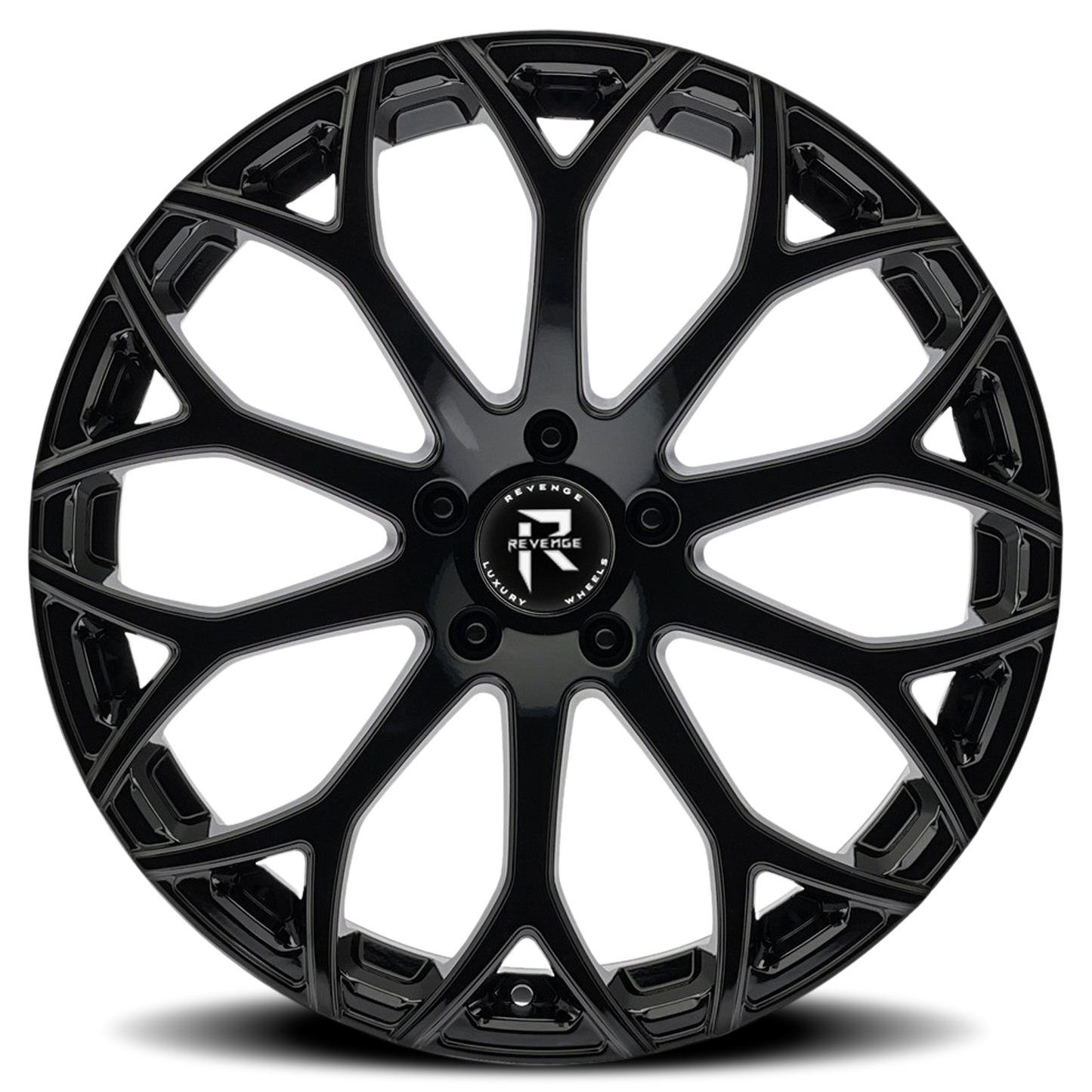 REVENGE LUXURY RL-105 20X9 20 5X115 GLOSS BLACK