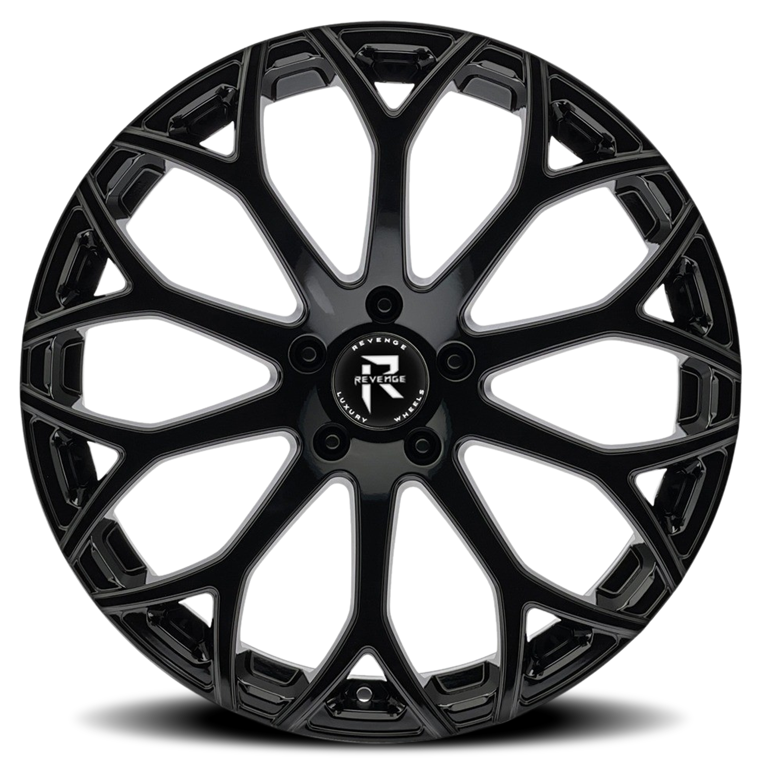 REVENGE LUXURY RL-105 18X8 35 5X120 GLOSS BLACK