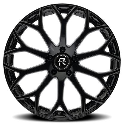 REVENGE LUXURY RL-105 22X9 35 5X114.3 GLOSS BLACK