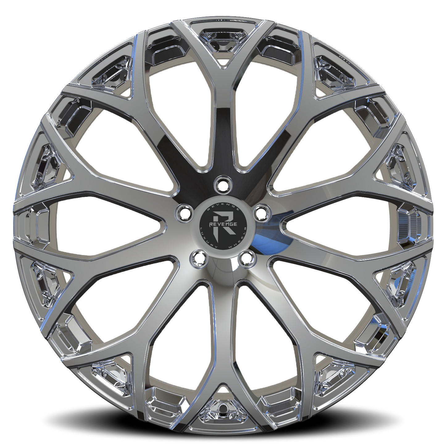 REVENGE LUXURY RL-105 18X8 35 5X114.3 CHROME